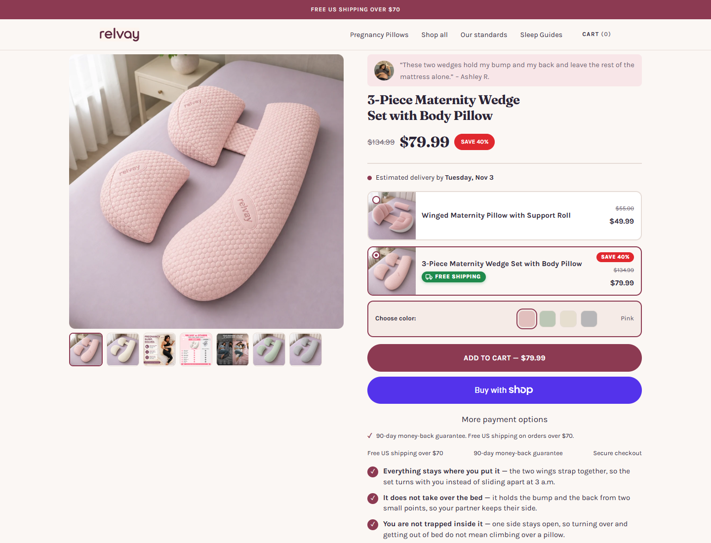 Relvay product page